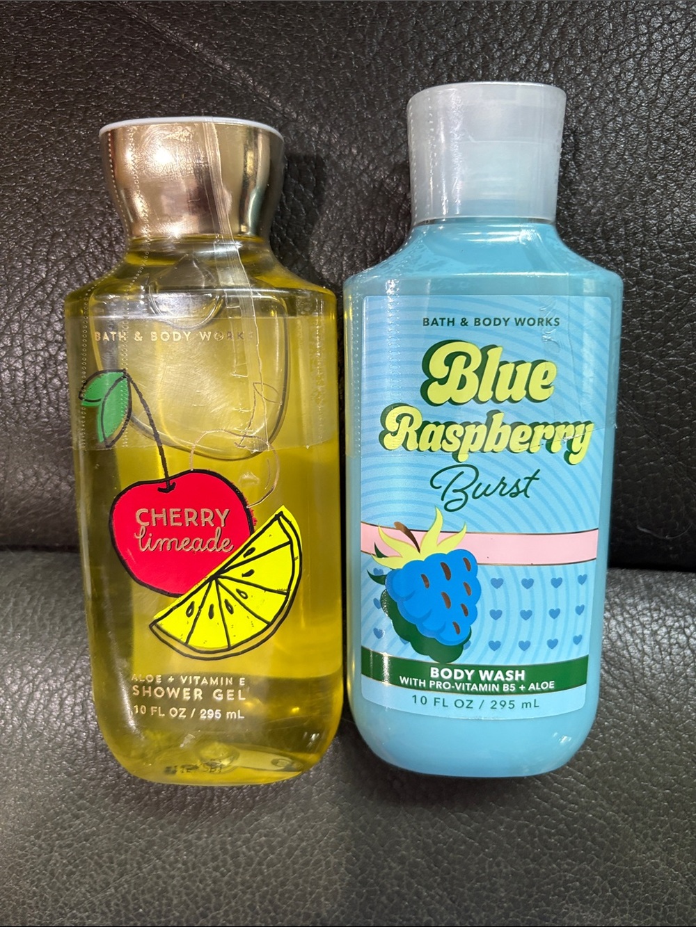 Bath and body shower gel set blue raspberry and cherry limeade